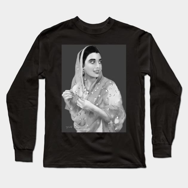 Punjaban Long Sleeve T-Shirt by sukhpalgrewal